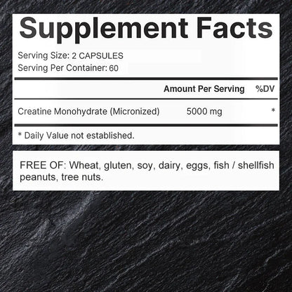 Creatine Monohydrate - Improves Athletic Performance, Strength, Endurance and Muscle BuildingSupplements