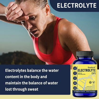 Premium Electrolyte Capsules - Maintaining Electrolyte Levels, Sports Recovery,Energy Health,Dietary Supplement