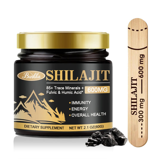 Shilajit Resin Original Pure 100% Himalaya Beauty Health Supplement Non-GMO Brain Memory Cognitive Energy Level Hormonal Balance