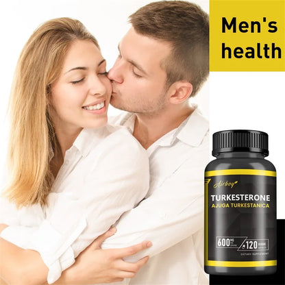 Turkesterone 600mg - Supports Muscle Mass, Strength, Performance and Recovery, and Improves Energy Levels & Endurance